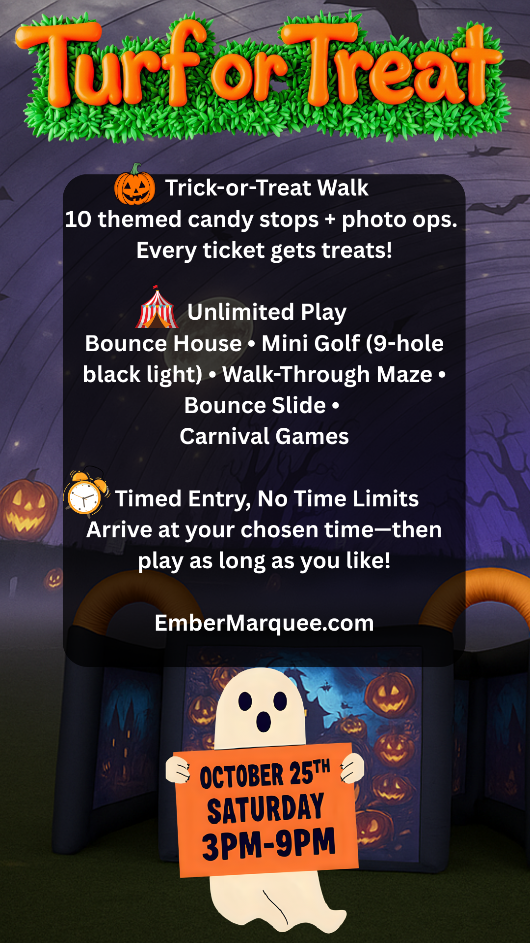 Turf or Treat | Ember Marquee | Halloween Event