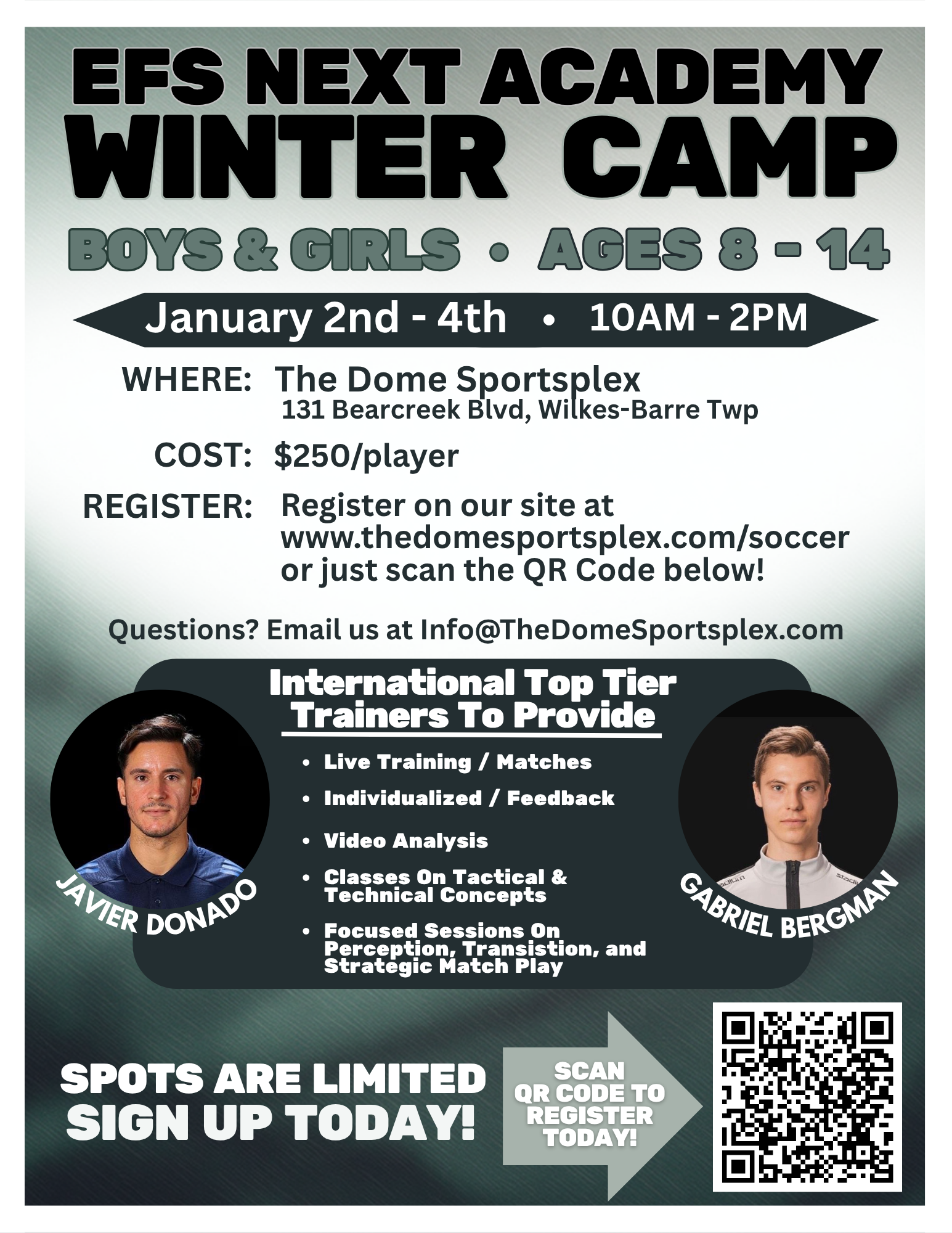 EFS Next Academy | Soccer Training | Winter Camp